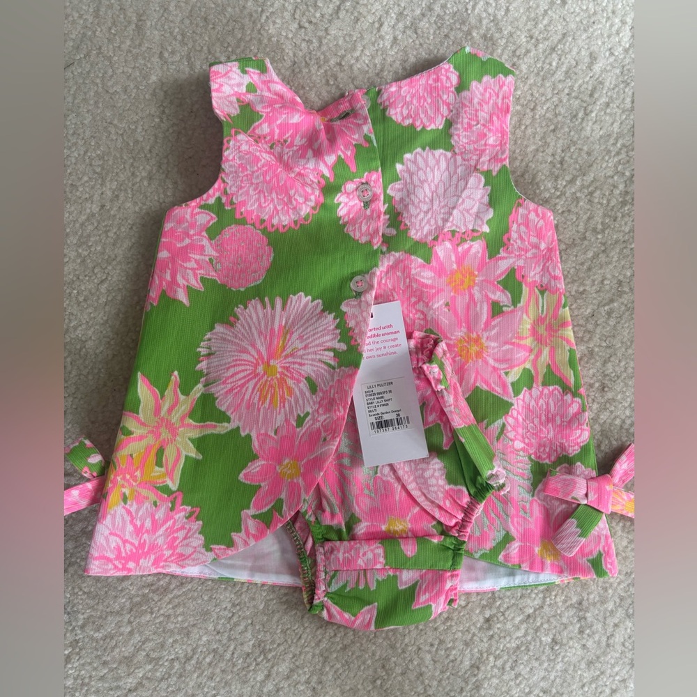NWT Lilly Pulitzer Baby Shift Dress and Bloomer set Size 3-6 Months